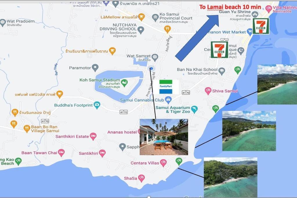 Holiday House Near Lamai With Swimming Pool. 2 Bedrooms Amphoe Koksamui Exterior foto